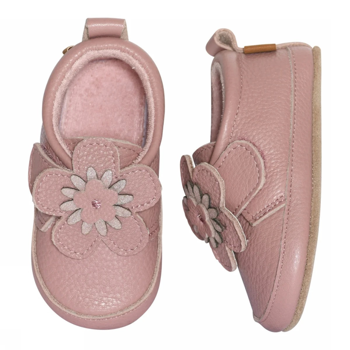 Tøfler Blomst Ash Rose Leather Slippers