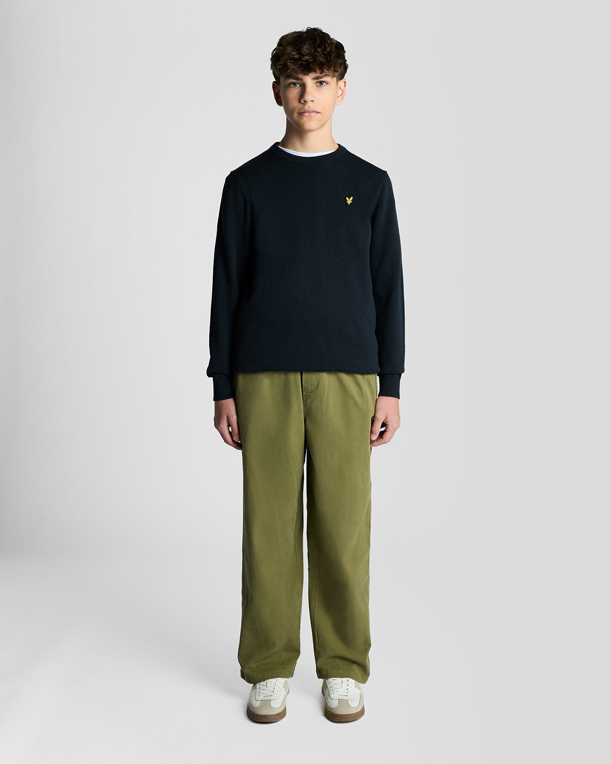Genser Crew Neck Dark Navy