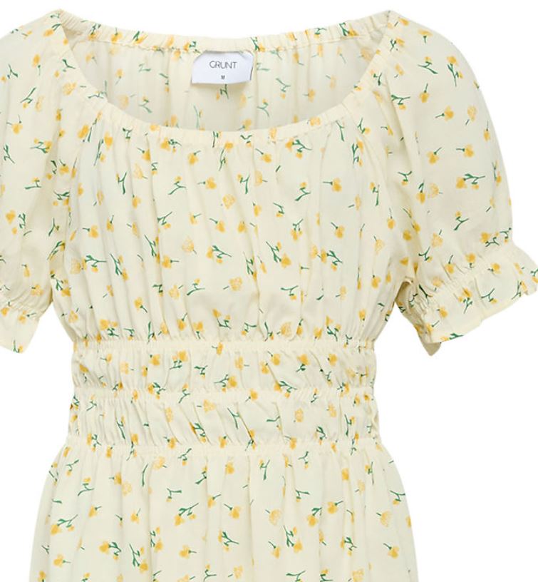 Kjole Alis Soft Yellow