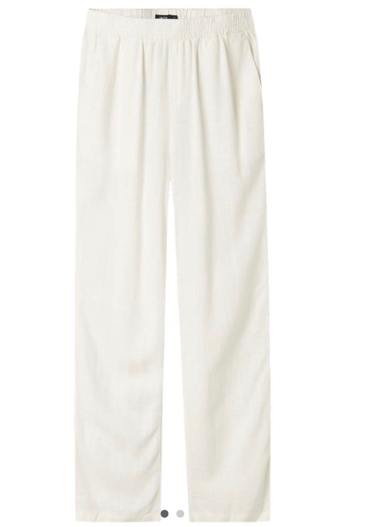 Bukse Finen Wide White Alyssum