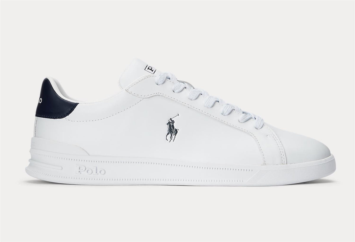 Sko Leather White/Newport Navy