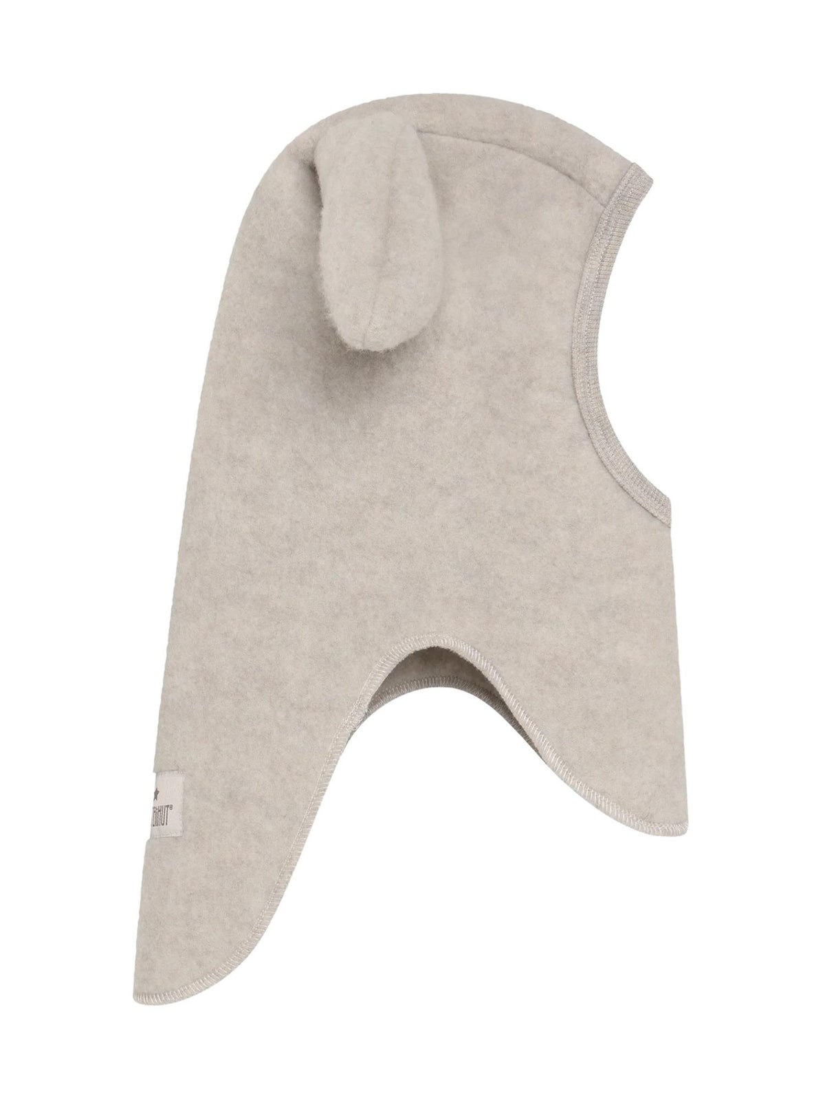 Balaclava Ears Wool Fleece Camel Melange
