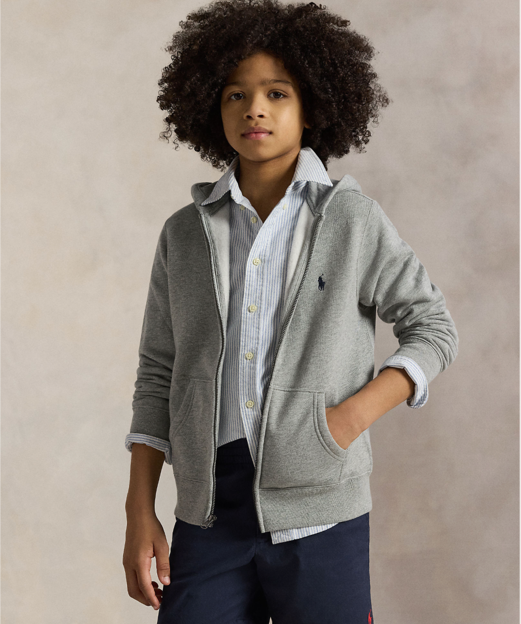 Hettejakke Polo Replen Classic Grey