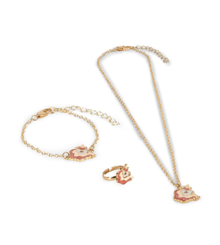 Smykker Gavesett Unicorn Gold