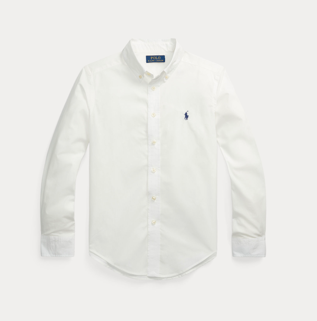 Skjorte Poplin White