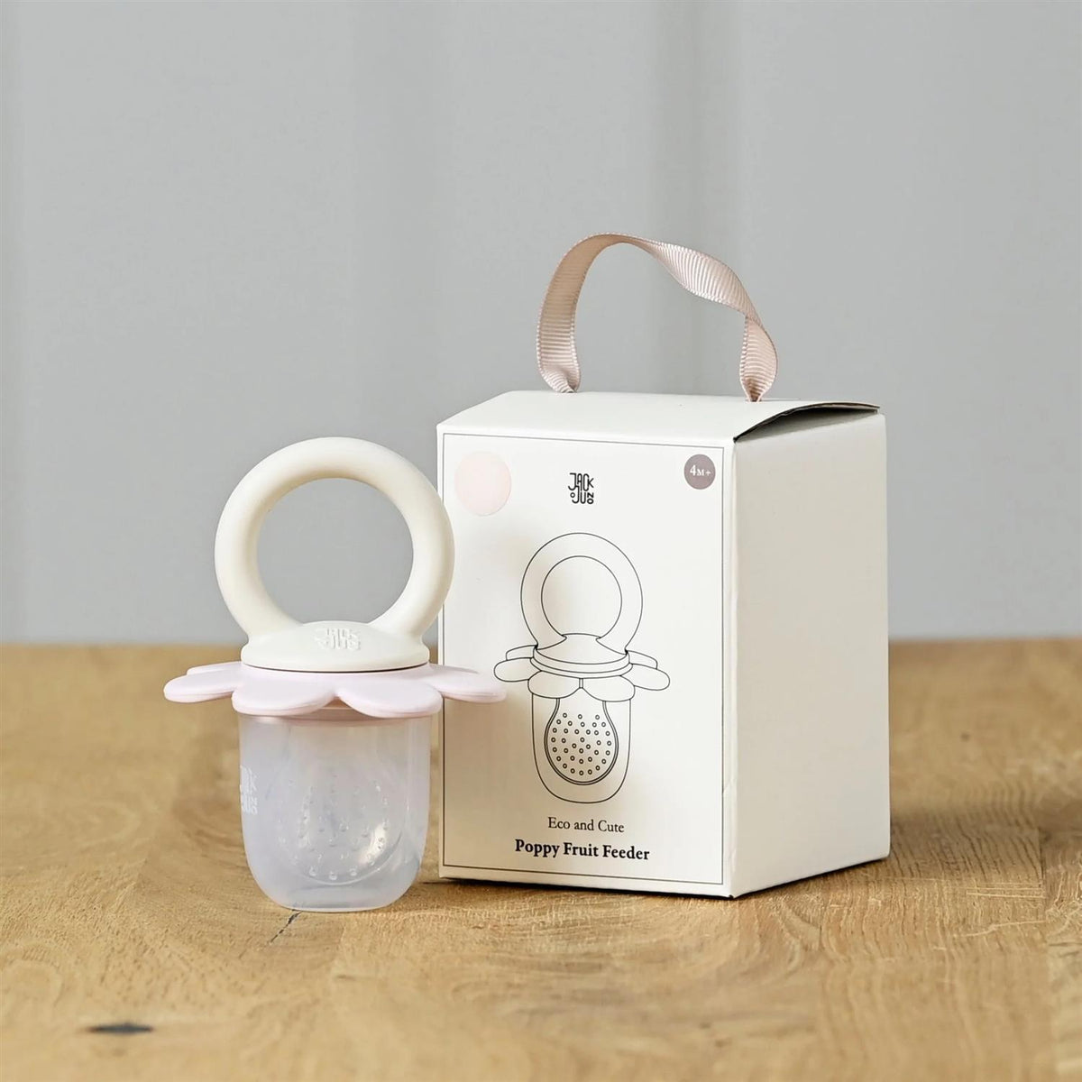 Fruktsmokk Poppy Fruit Feeder Cream/Light Pink