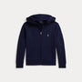 Hettejakke Double-Knit Full Zip Newport Navy