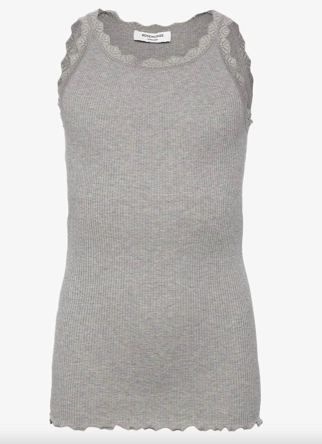 Top Balta SL Regular Lace Light Grey Melange