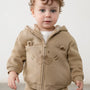 Hettejakke Zip Animal Hazelnut