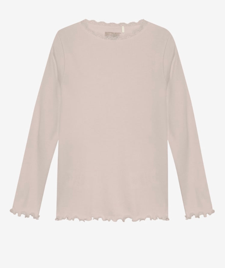 Genser Rib Sepia Rose