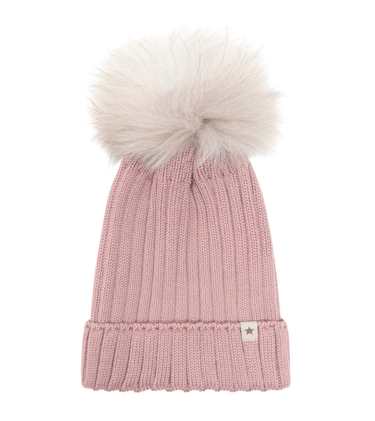 Lue Knit Alpaca Pompom Woodrose