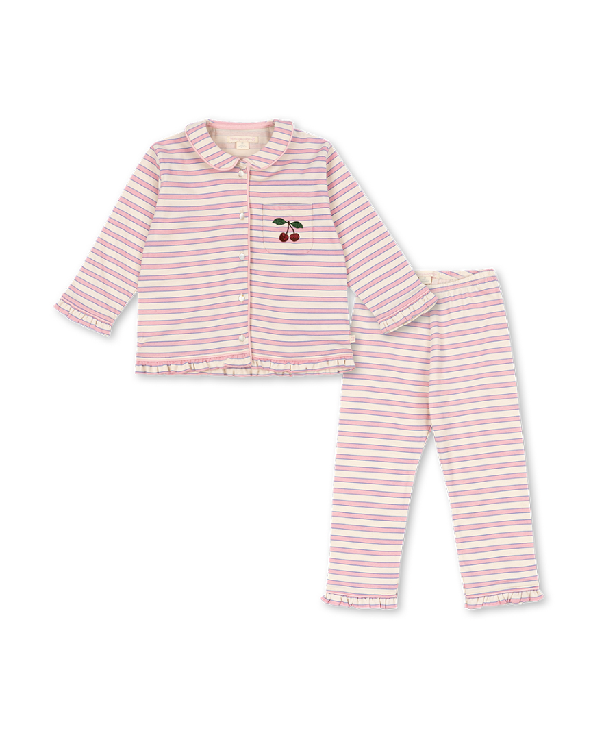 Pysjamas Pio Frill Lolly Stripe