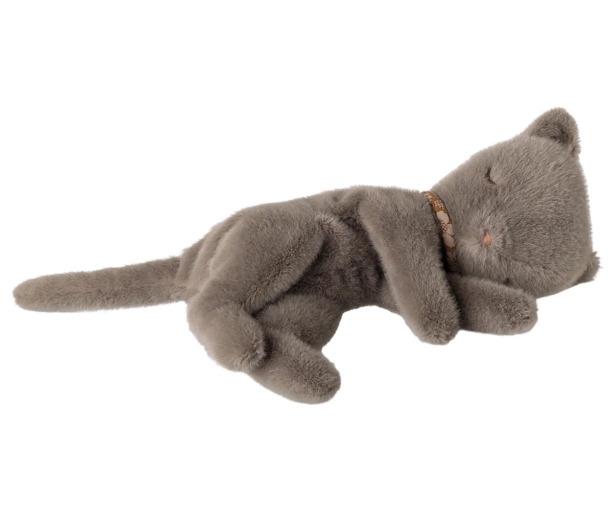 Kosedyr Sleeping Kitten Plush Small Grey