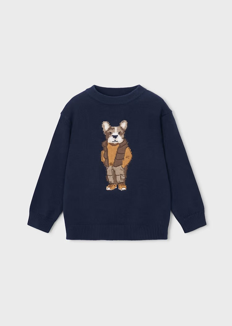 Genser Knit Dog Ink
