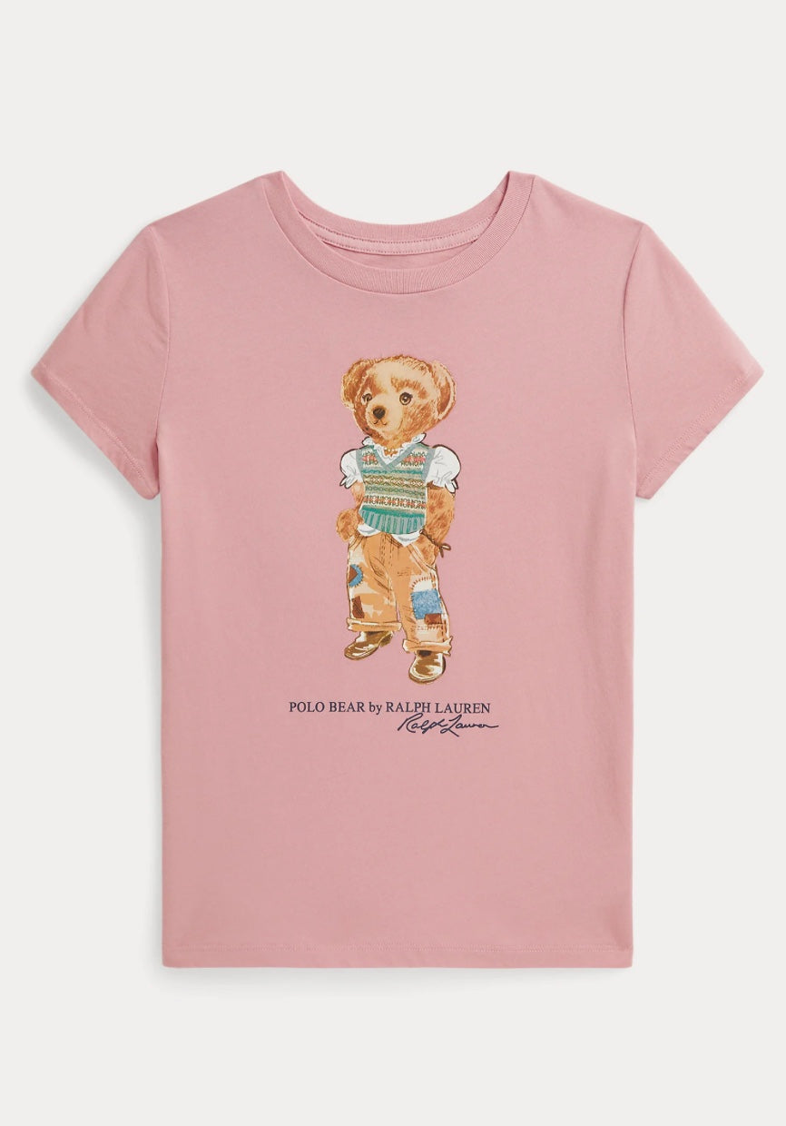 T-skjorte Polo Bear Adirondack Rose