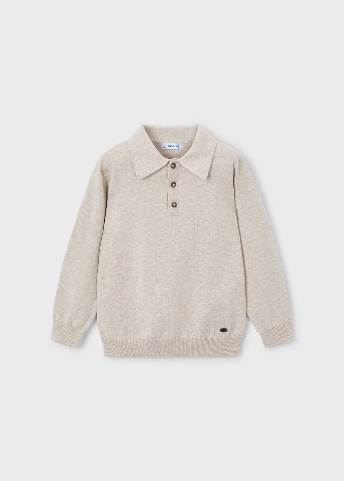 Genser Knitted Polo Chai