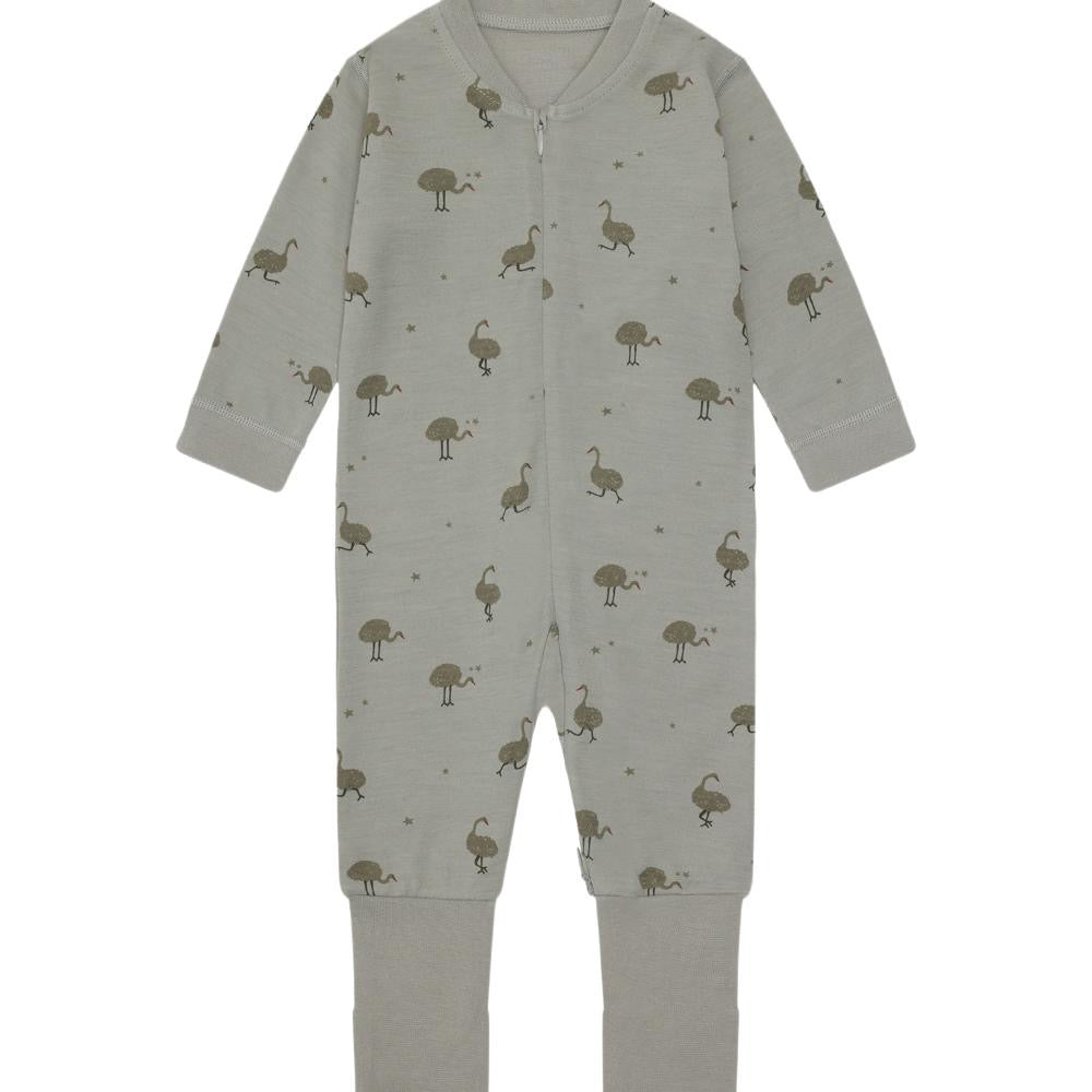 Heldress Manu Zip Ostrich Forest Fog