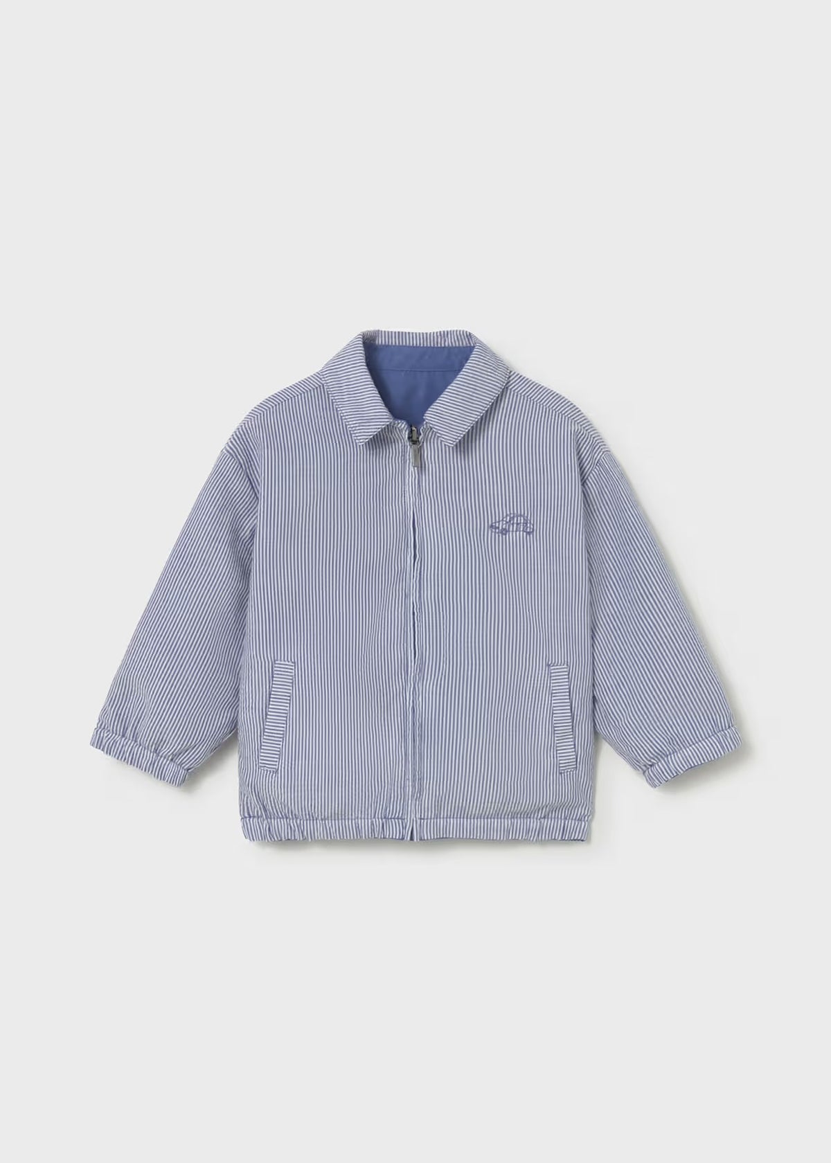 Jakke Windbreaker Reverisble Capri Blue