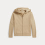 Hettejakke Double-Knit Full Zip Tallow Cream