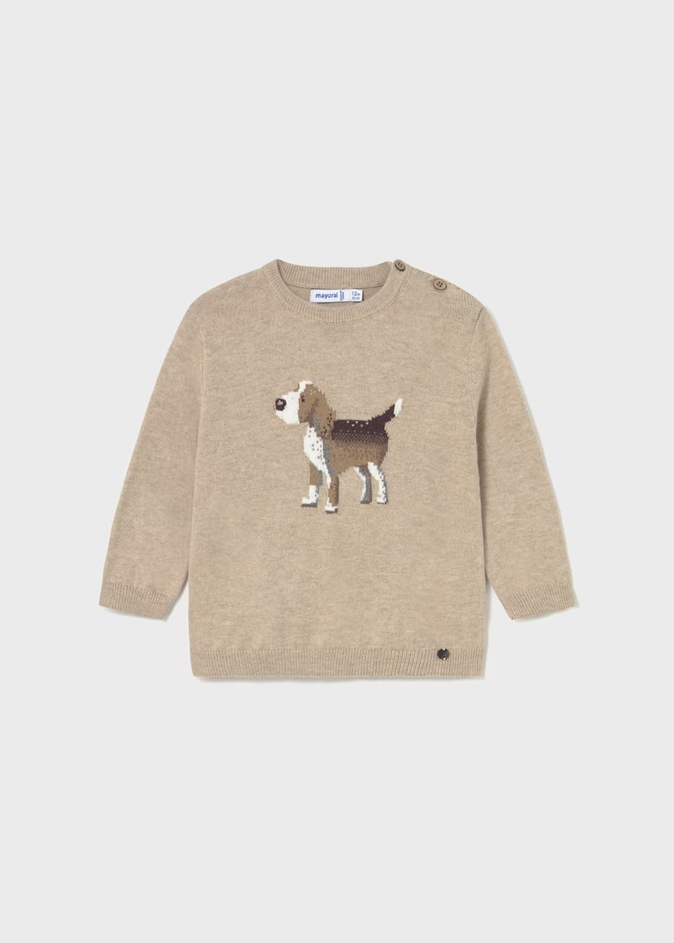 Genser Hund Bright Beige