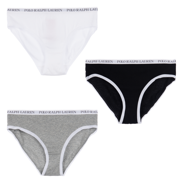 3pk Truser Girl Grey