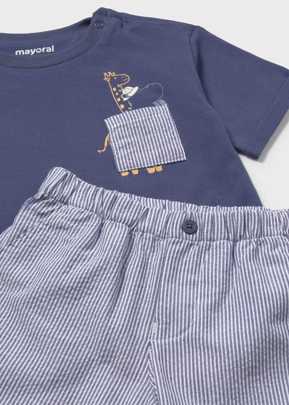 Sett T-skjorte/Shorts Bermuda Capri Blue