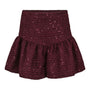 Skjørt Laila Paljett Burgundy