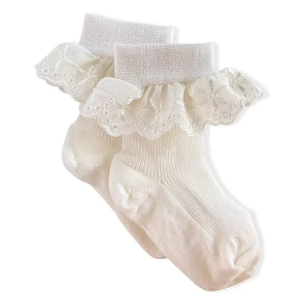 Sokker Blonder Ull 1pk Hvit
