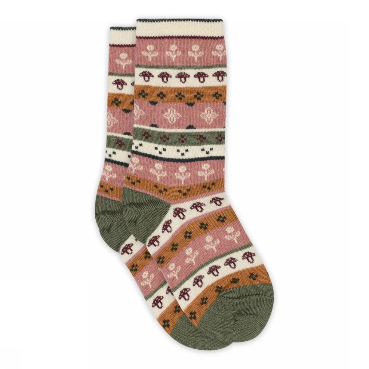 Sokker Røskva Ull Vintage Rose