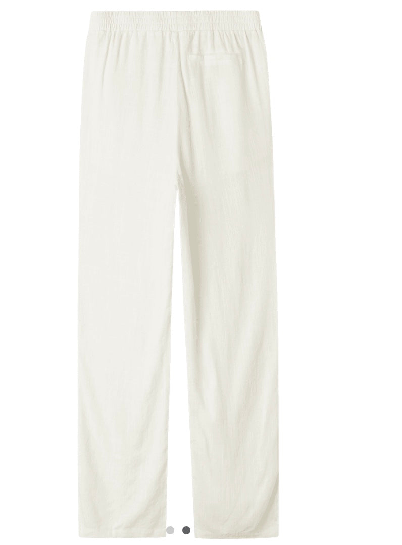 Bukse Finen Wide White Alyssum