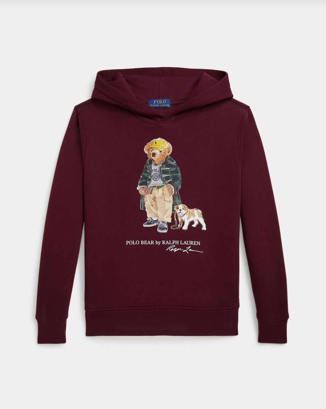 Hettegenser Polo Bear Fleece Classic Wine