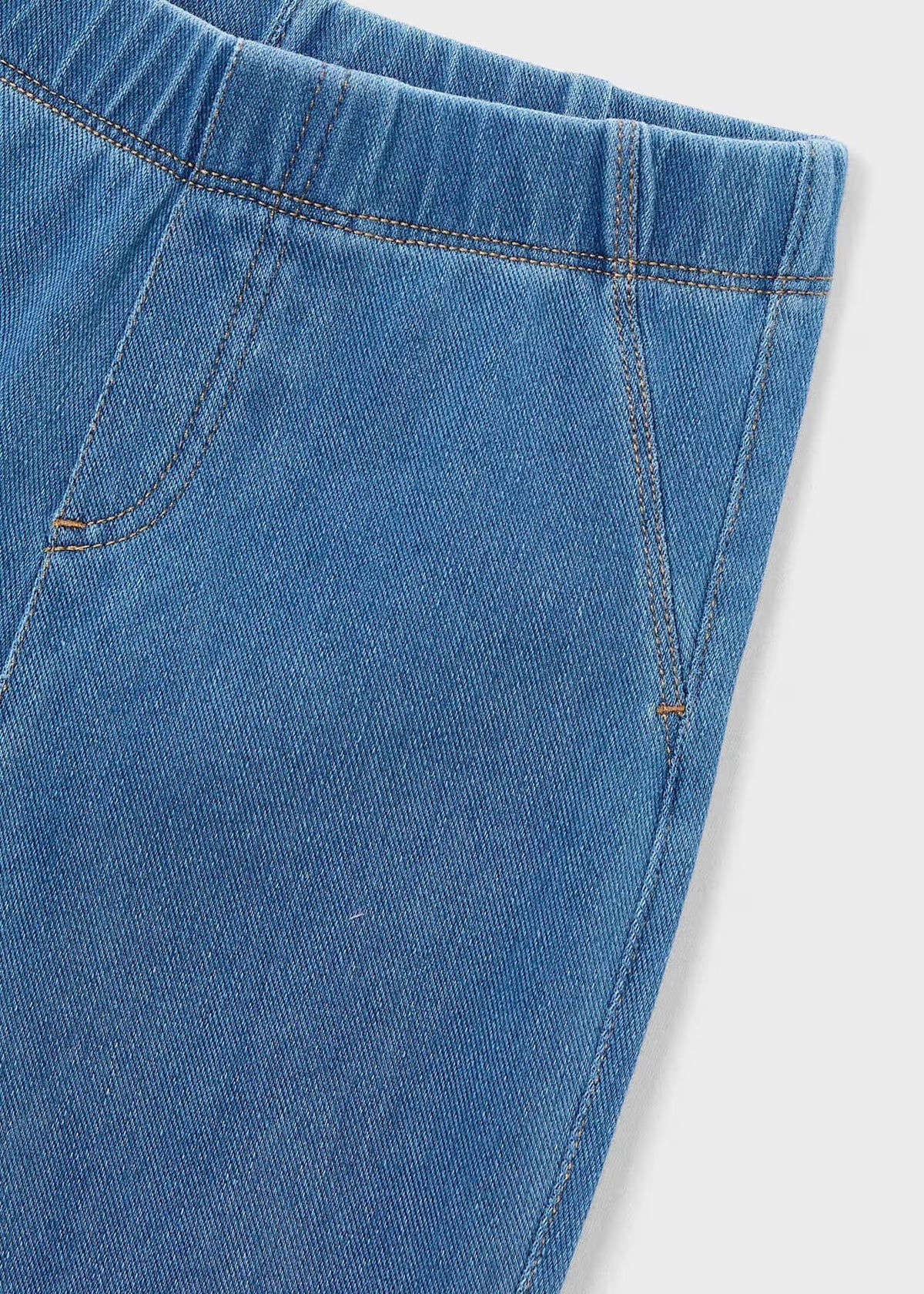 Leggings Flare Denim Medio