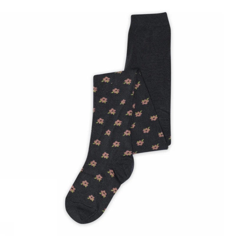 Strømpebukse Johana Blomster Navy