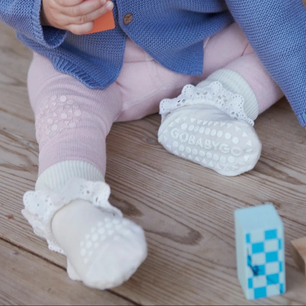 Sokker Antiskli Lace Wool Woodrose