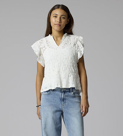 Bluse Lace Short Capsl White Alyssum