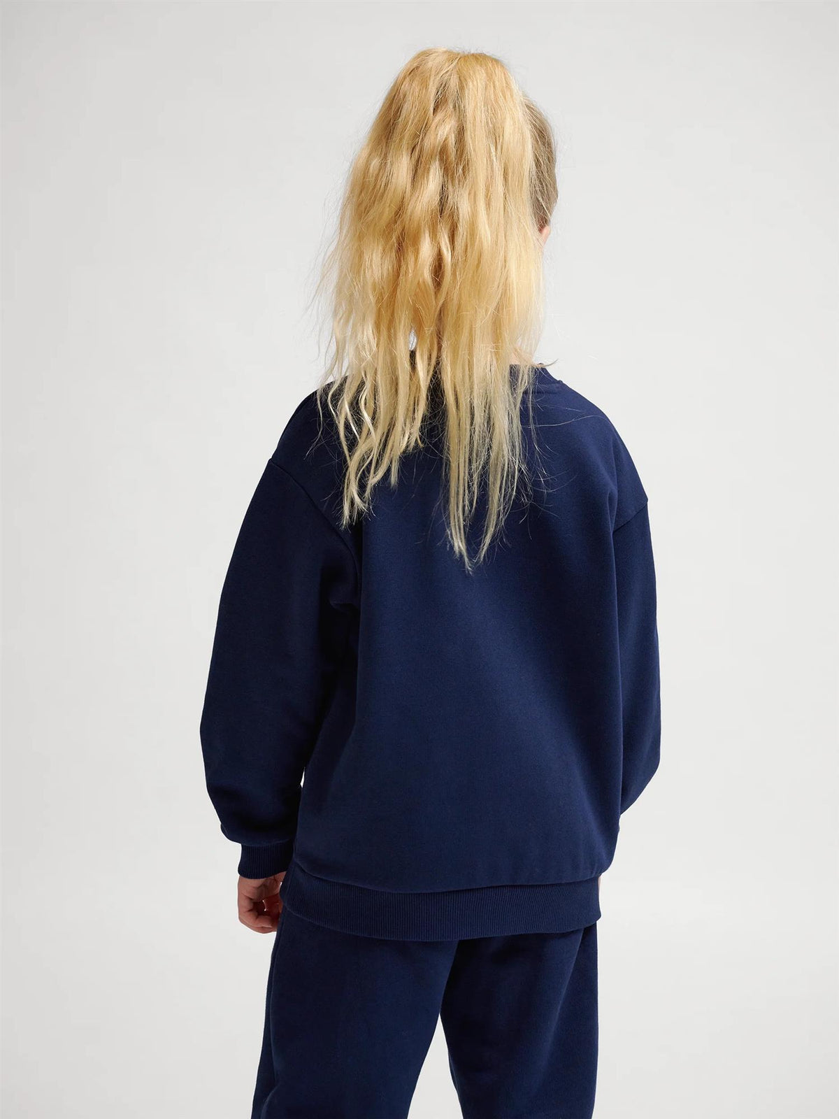 Genser Loose Crewneck Bee Dress Blues