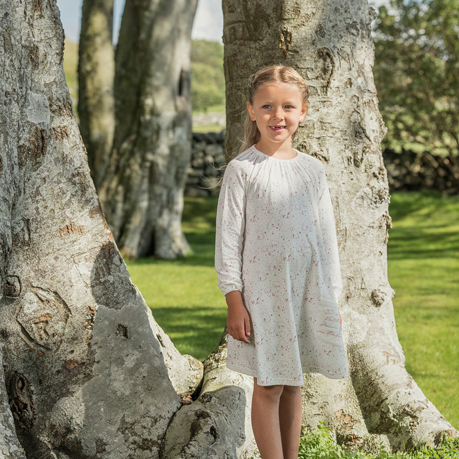 Nattkjole Sisi lillebjørn Rosa