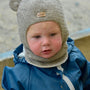 Balaclava Ull Teddyører Beige