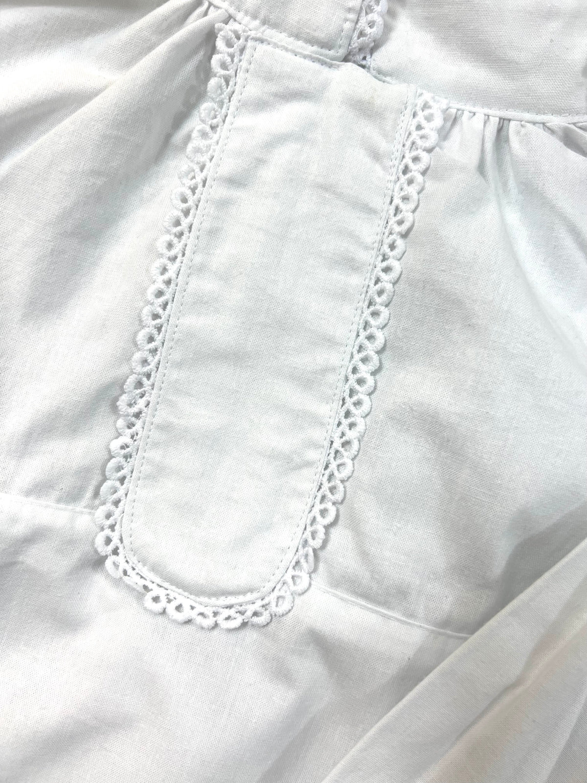 Bunadsskjorte jente bred bord