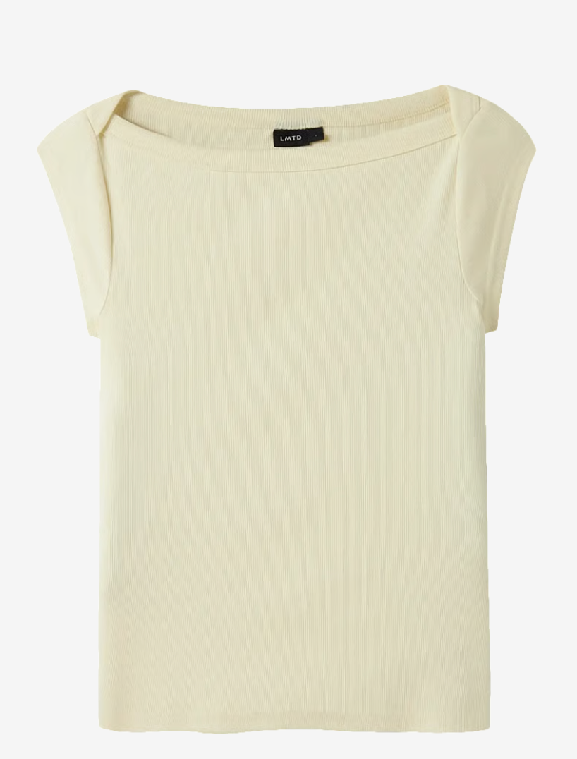 T-skjorte Kana Boatneck Pear Sorbet