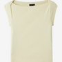 T-skjorte Kana Boatneck Pear Sorbet