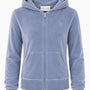 Jakke Hermine Velour Sky Blue