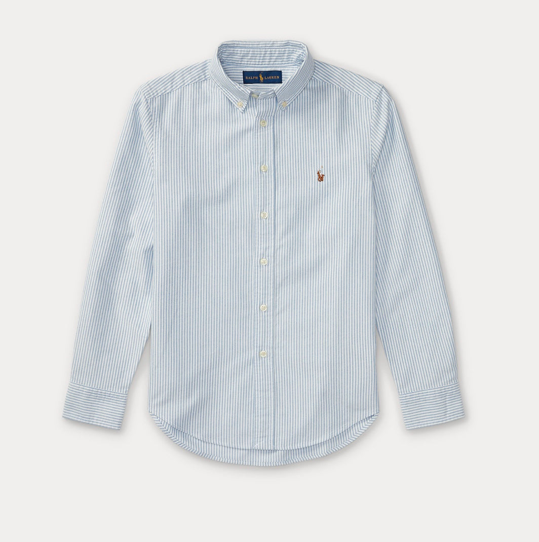 Skjorte Striped Oxford Blue
