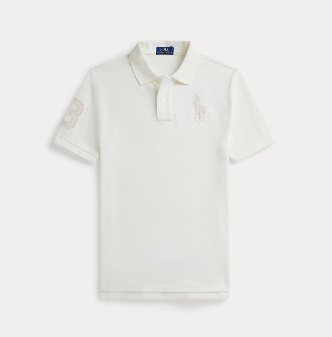 Pique Pony Mesh Deckwash White