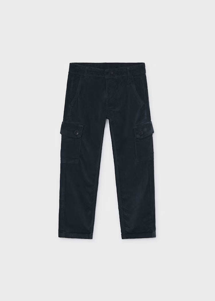 Bukse Corduroy Cargo Blue
