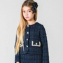 Jakke Eleni Tweed Navy