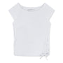 T-Skjorte Knit Top Bright White
