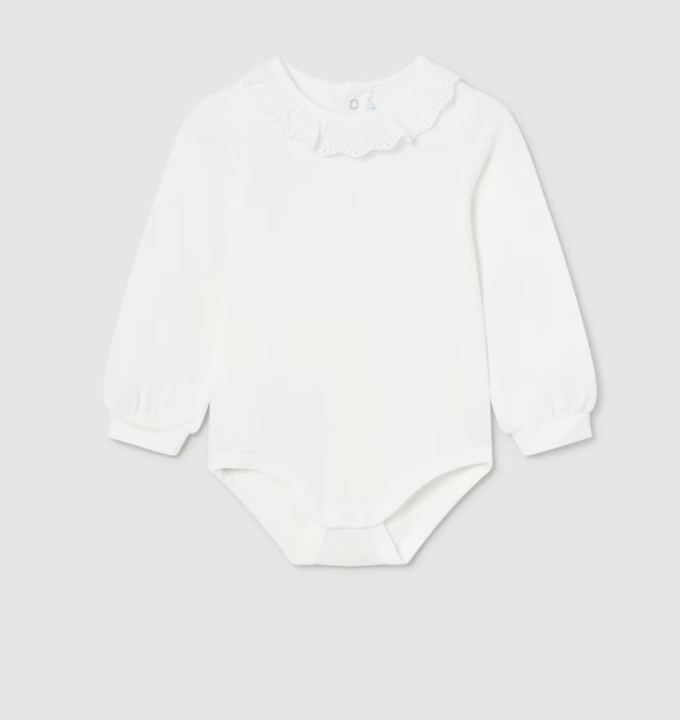 Body Basic Ruffle Off White