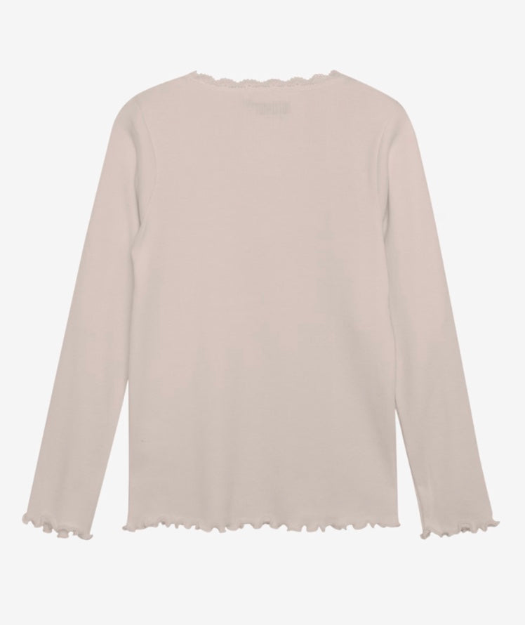 Genser Rib Sepia Rose