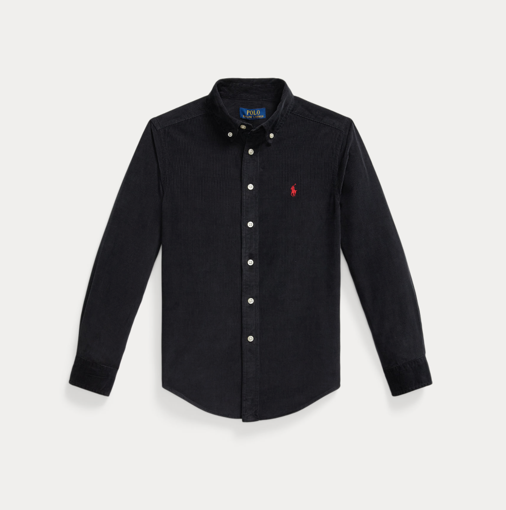 Skjorte Corduroy Polo Black